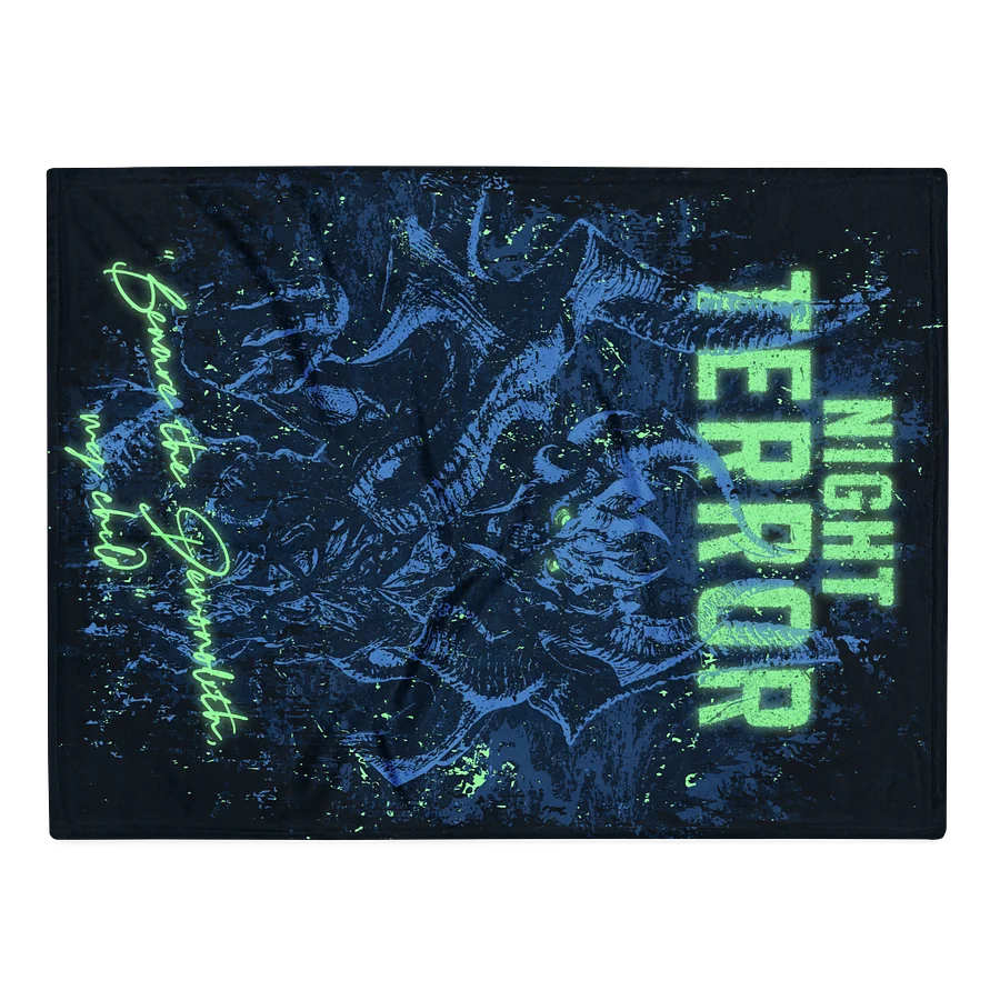 NIGHT TERROR: "Beware The Demonolith" Blanket product image (2)