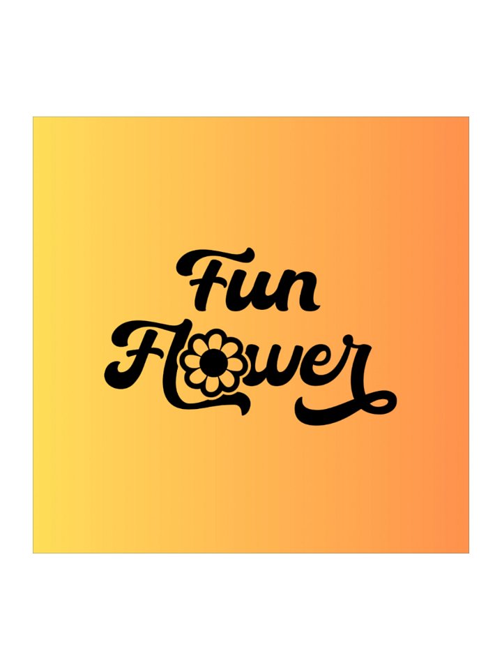 Orange Funflower Sticker product image (1)