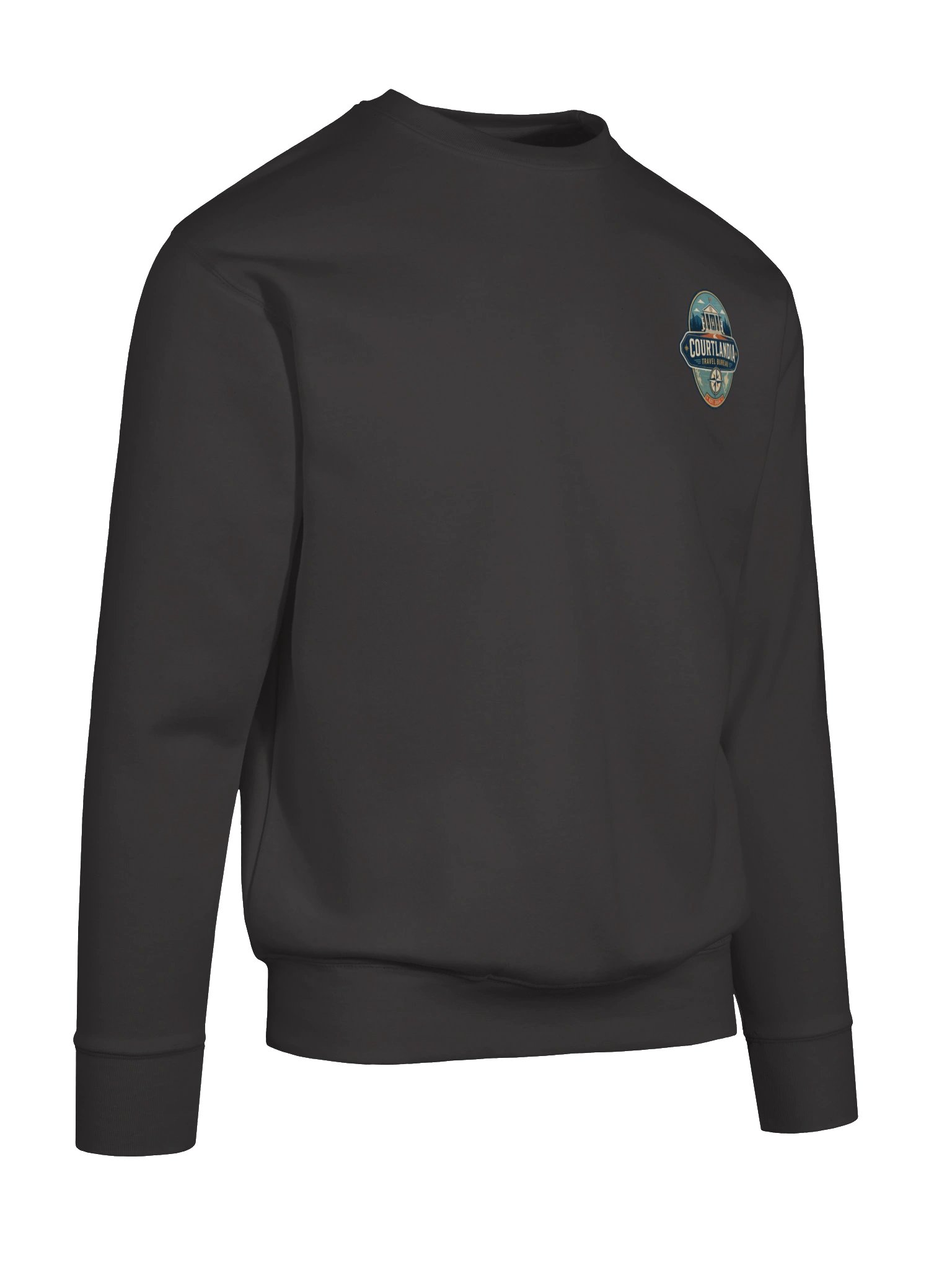 Courtlandia Travel Bureau Vintage Tourist Map Sweatshirt product image (57)