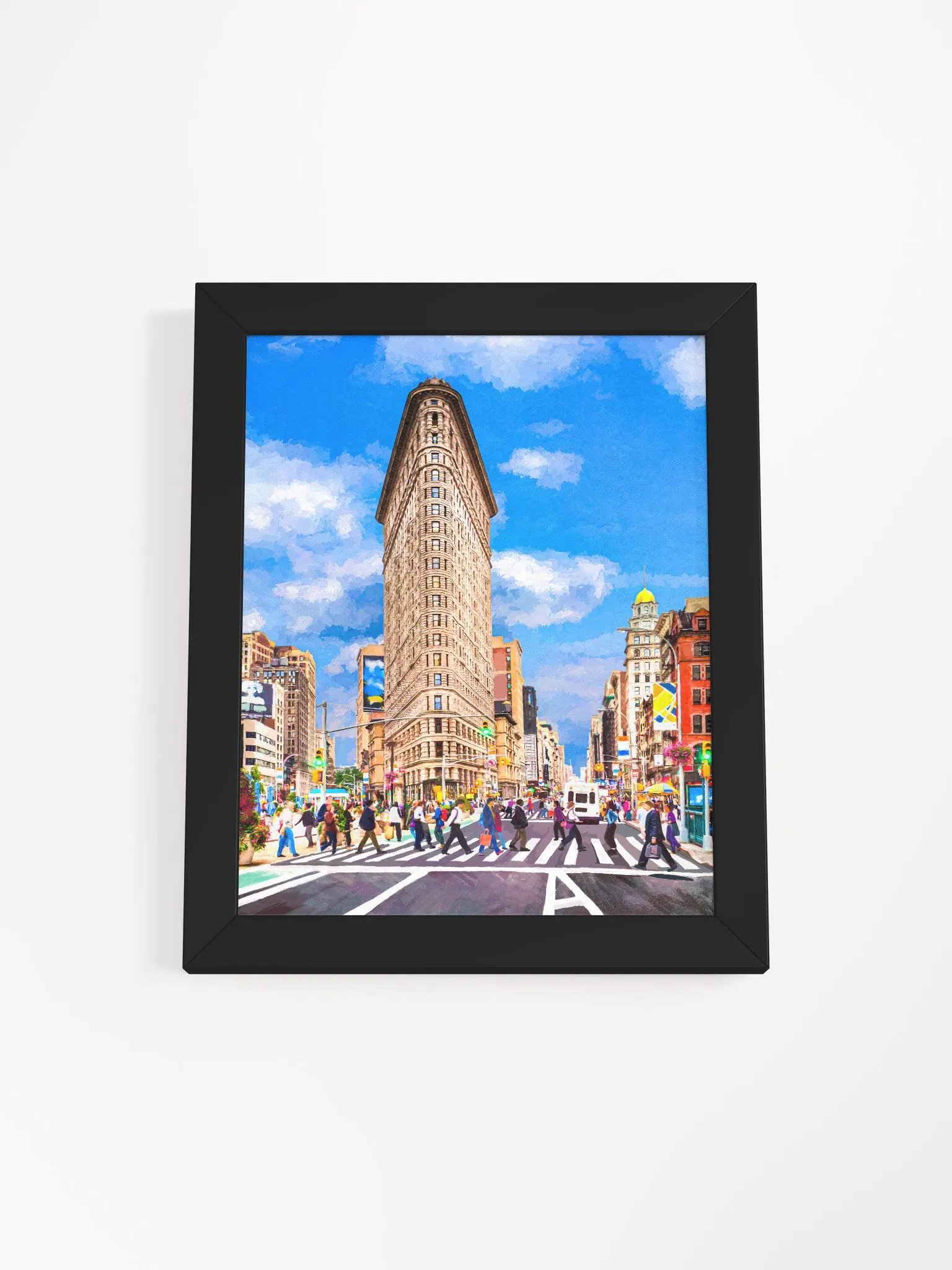 New York City’s Iconic Flatiron Building – Manhattan Studio Framed Print product image (1)