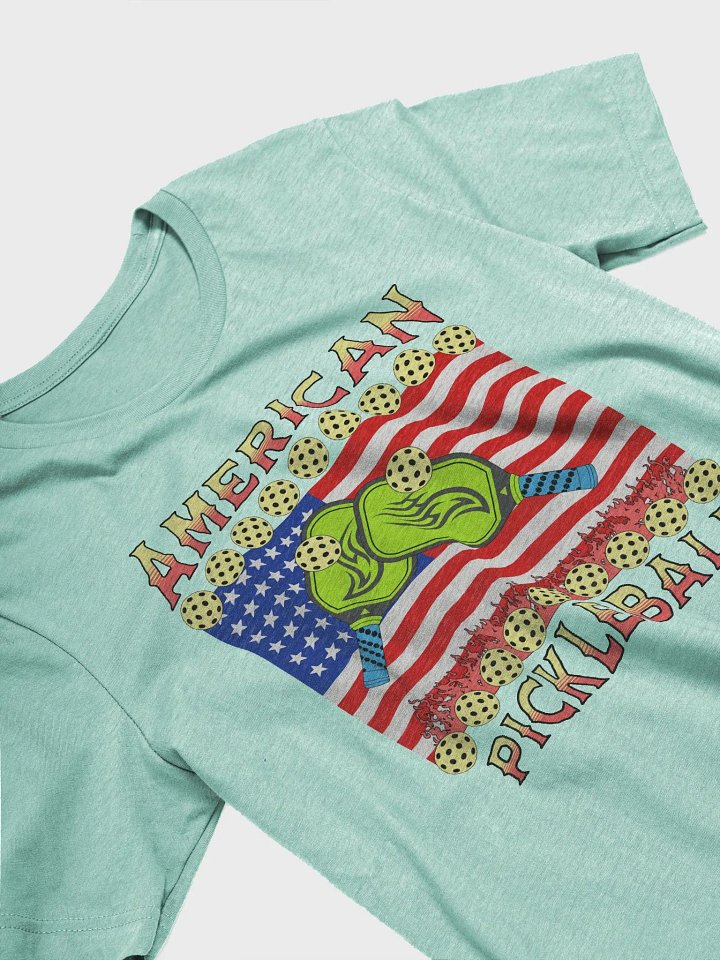 American Pickleball Patriotic Flames Tee product image (2)