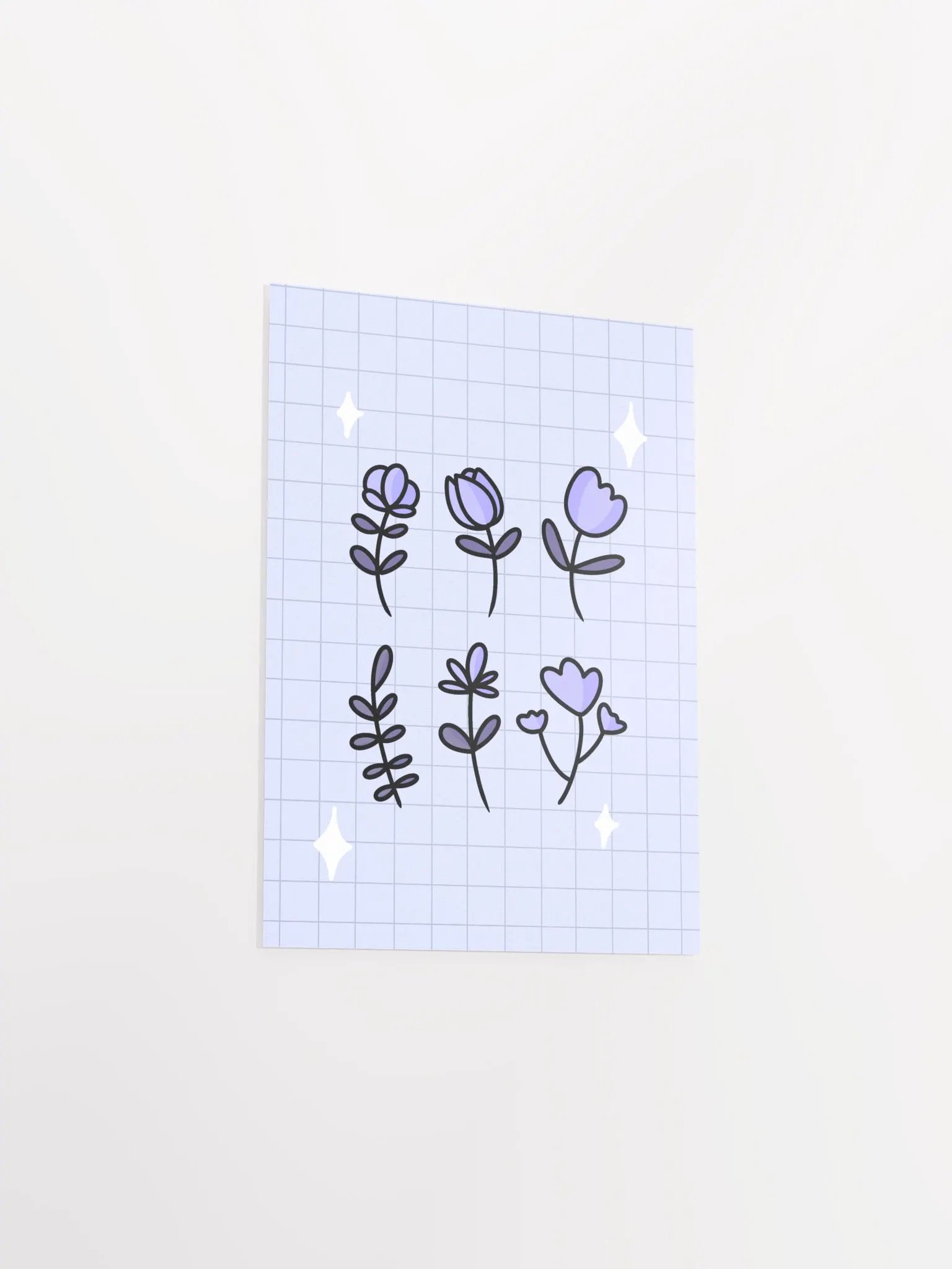 Purple Flowers Prints product image (5)