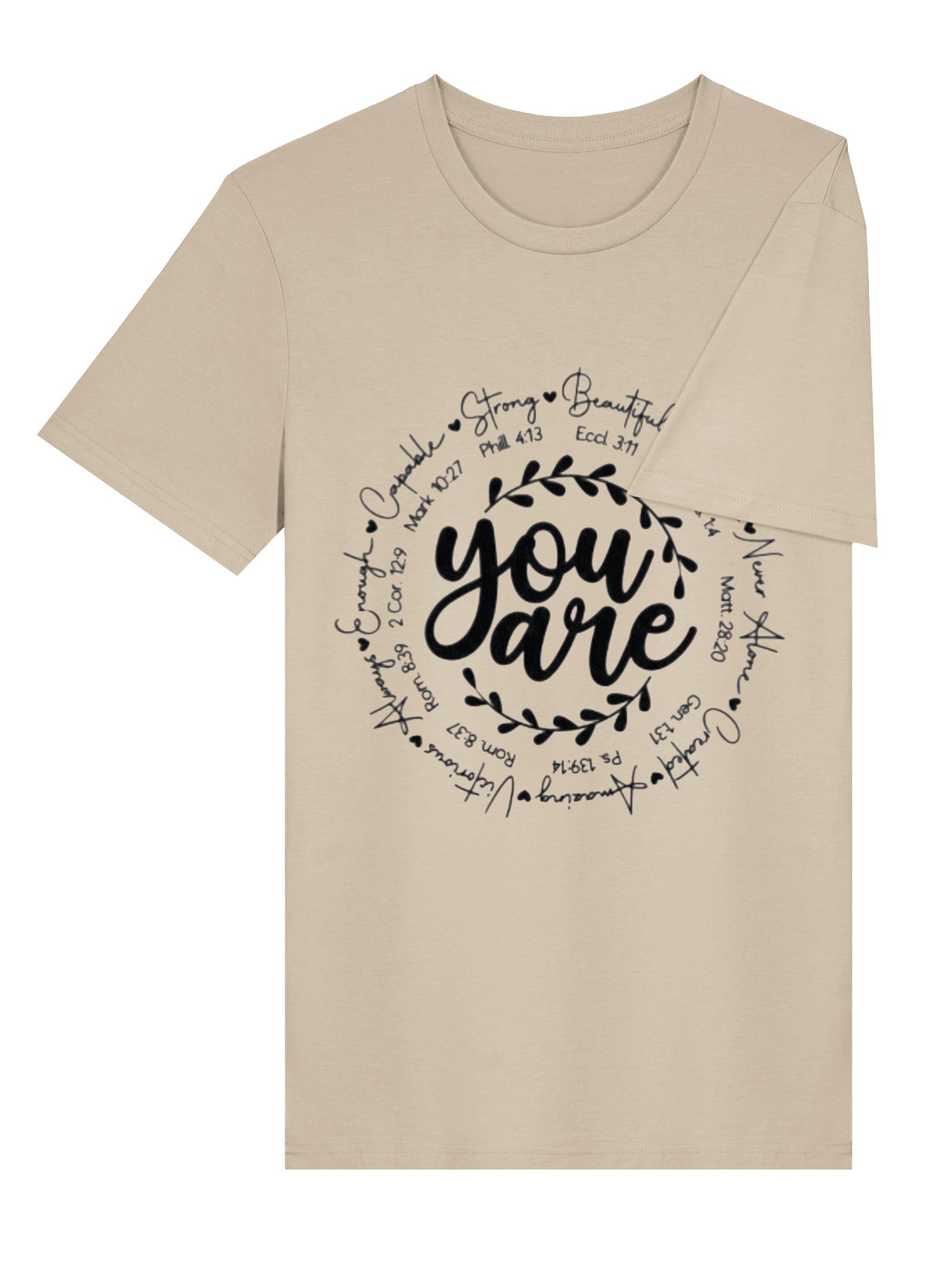 You Are Beautiful Christian T-Shirt – Psalm 139:14 Inspirational Faith Tee | Bible Verse Christian Gift | Unisex Apparel product image (4)