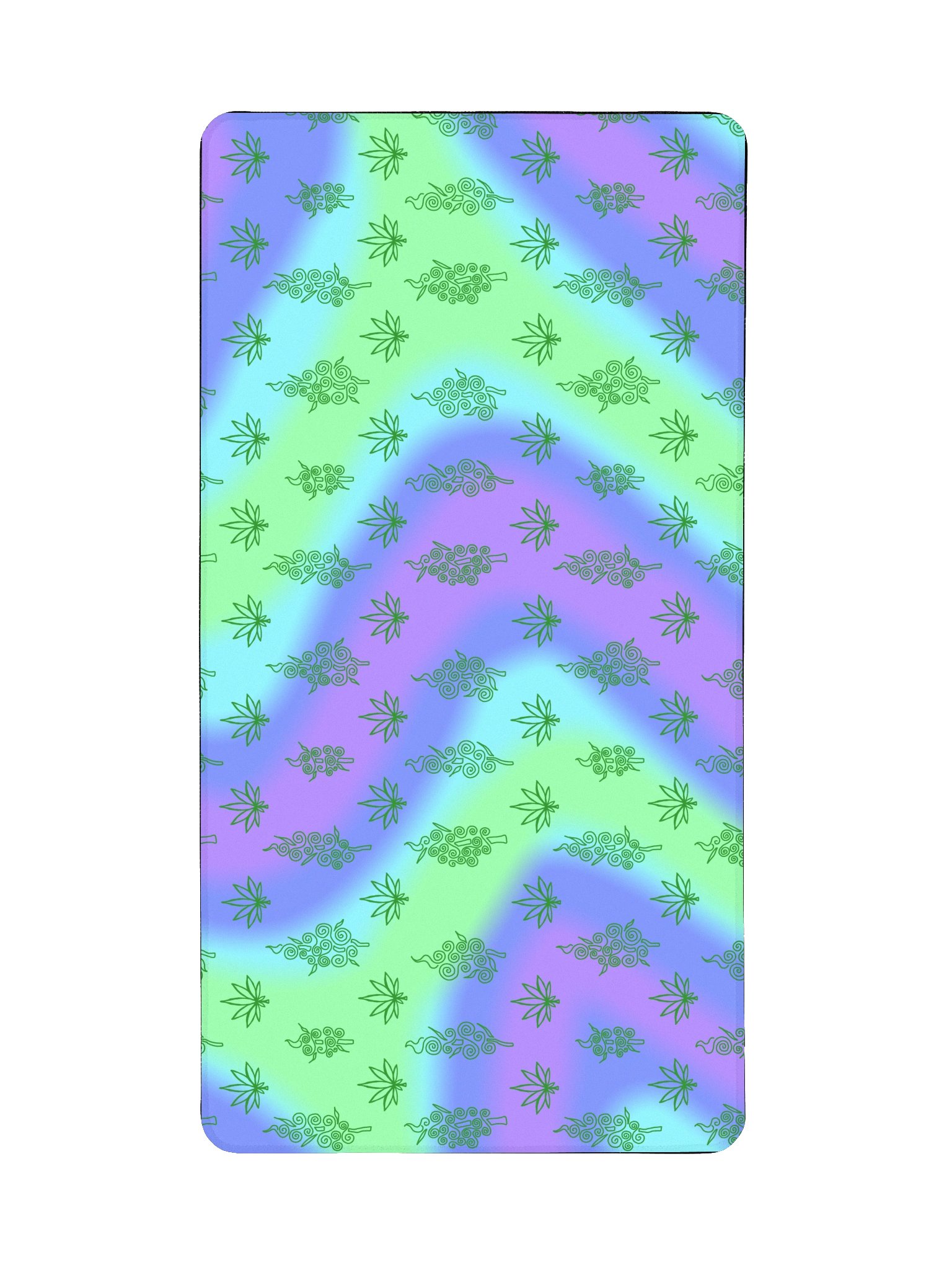 Trippy Bud Print Gaming Mouse Pad product image (2)