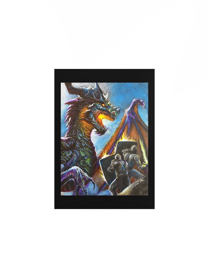 Dragon's Fury Matte Print product image (1)