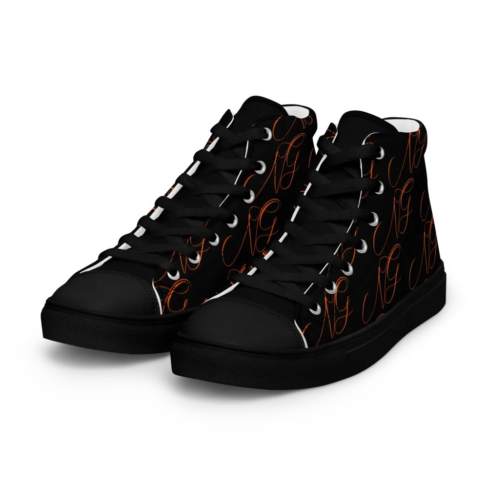 Ng text Men's High Tops product image (11)