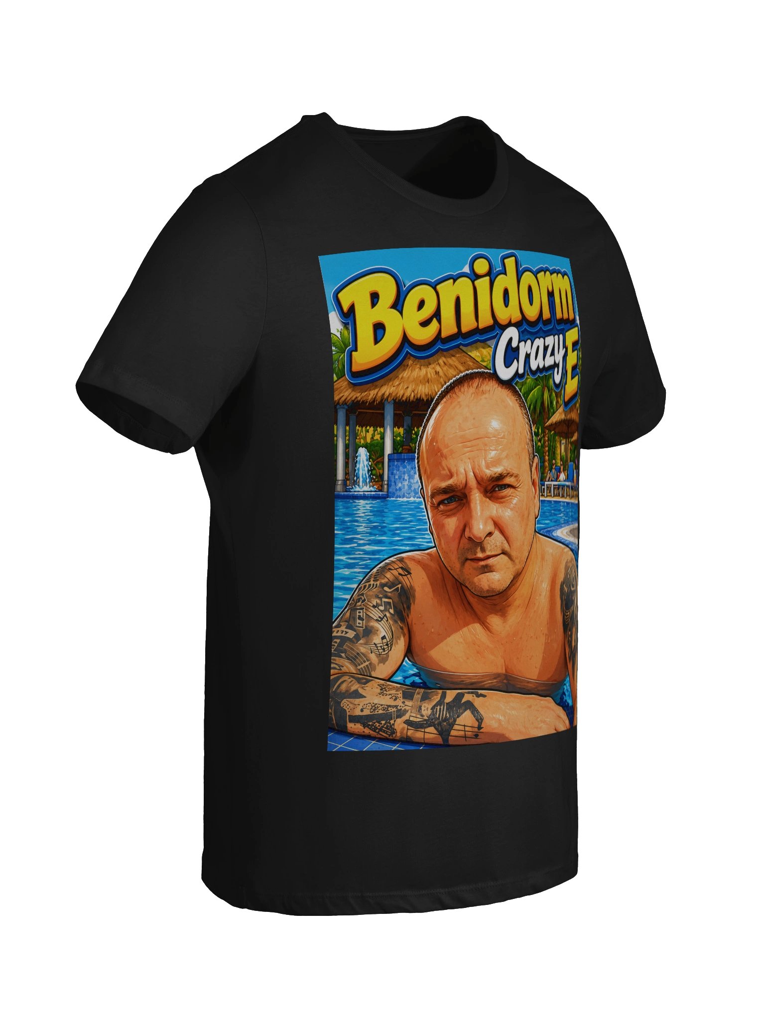 Benidorm Crazy E Pool Selfie Tee Ladies product image (8)