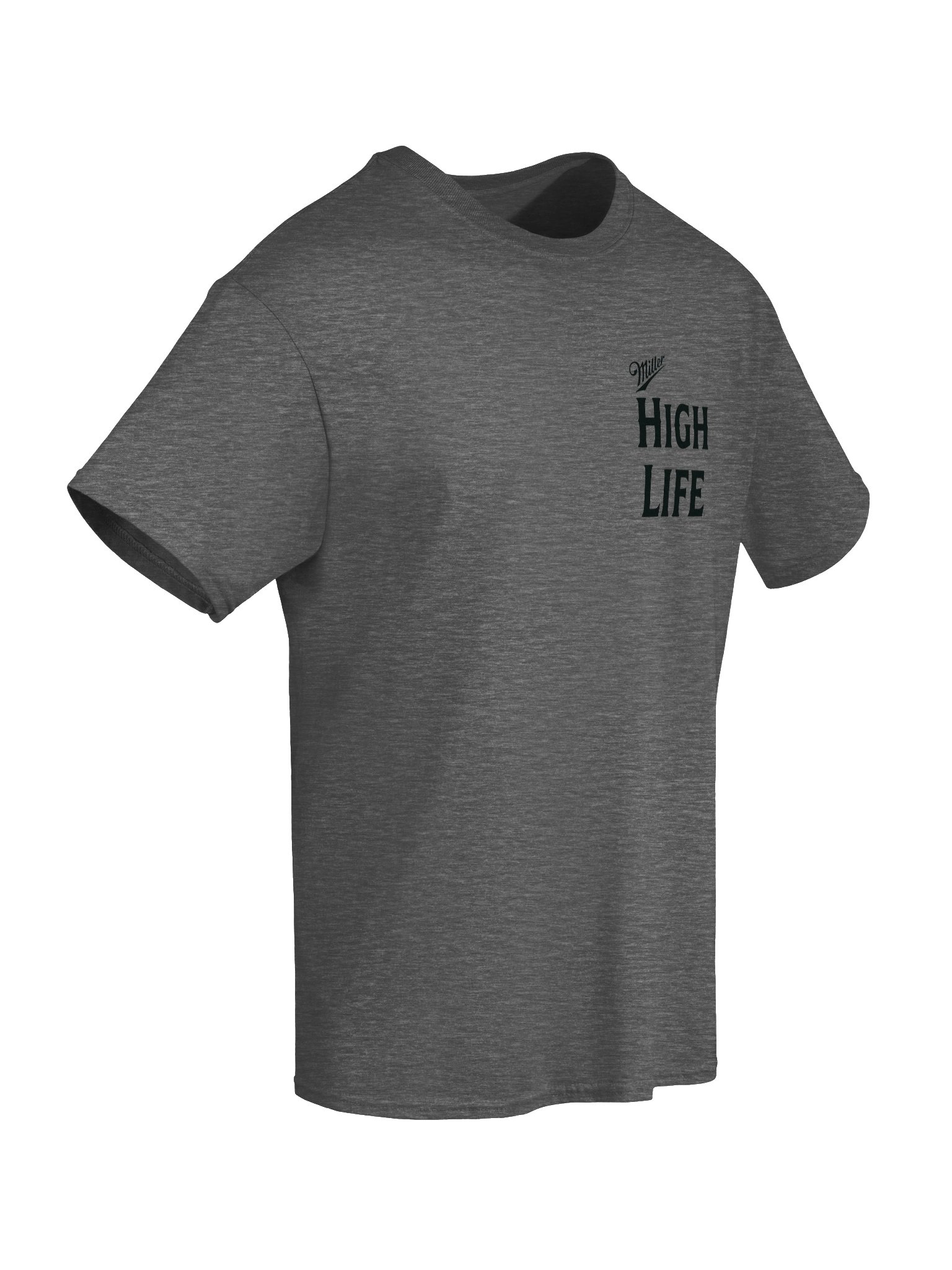 Miller High Life Minimal Black Tee product image (35)