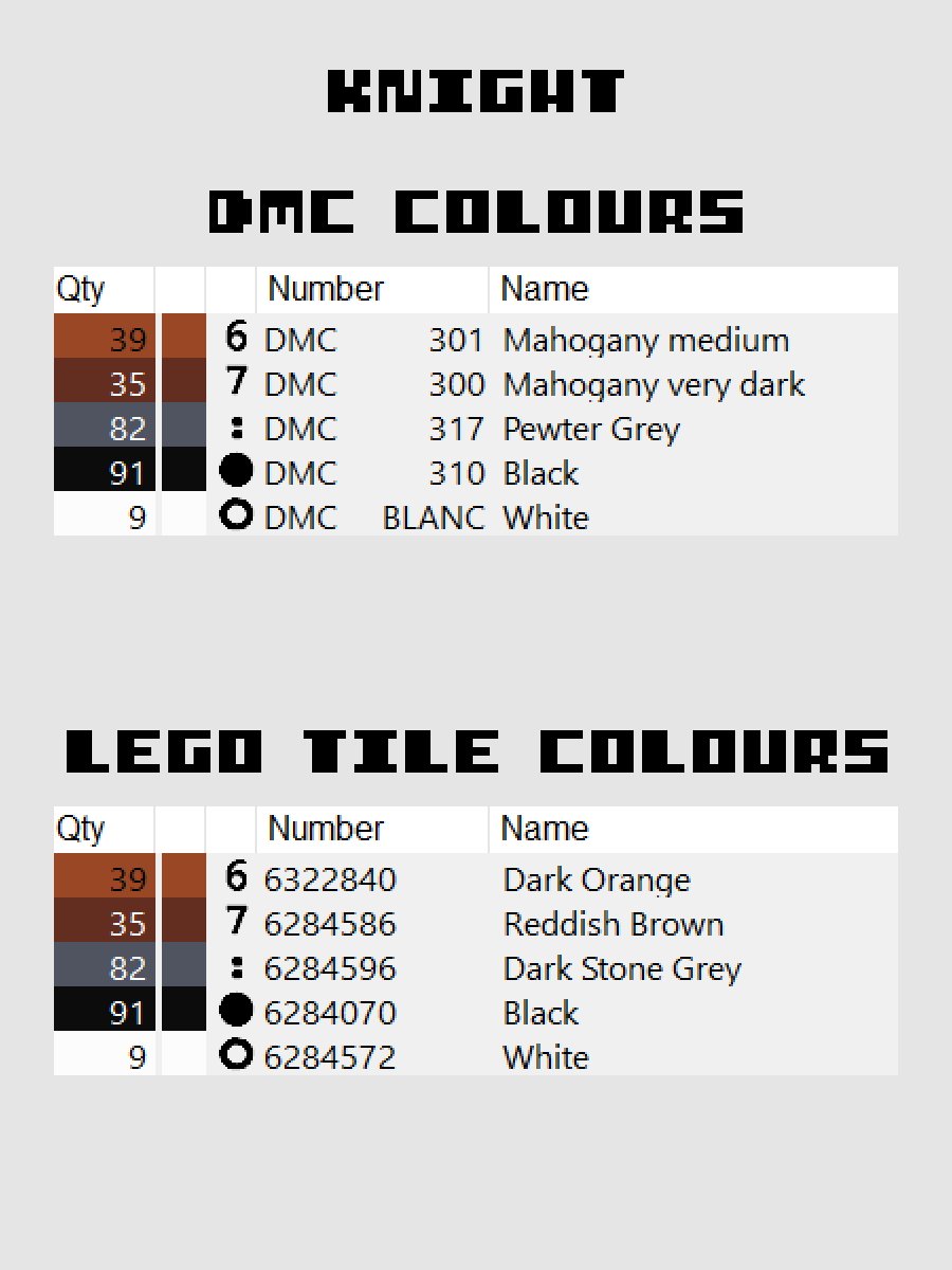 Knight Pixel Art product image (4)