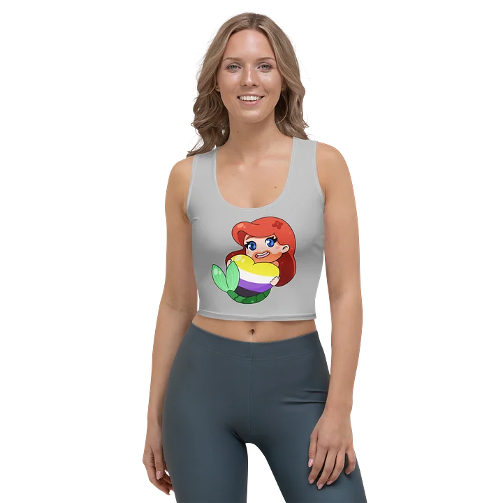 Samalytical Enby Mermaid Crop Top product image (1)
