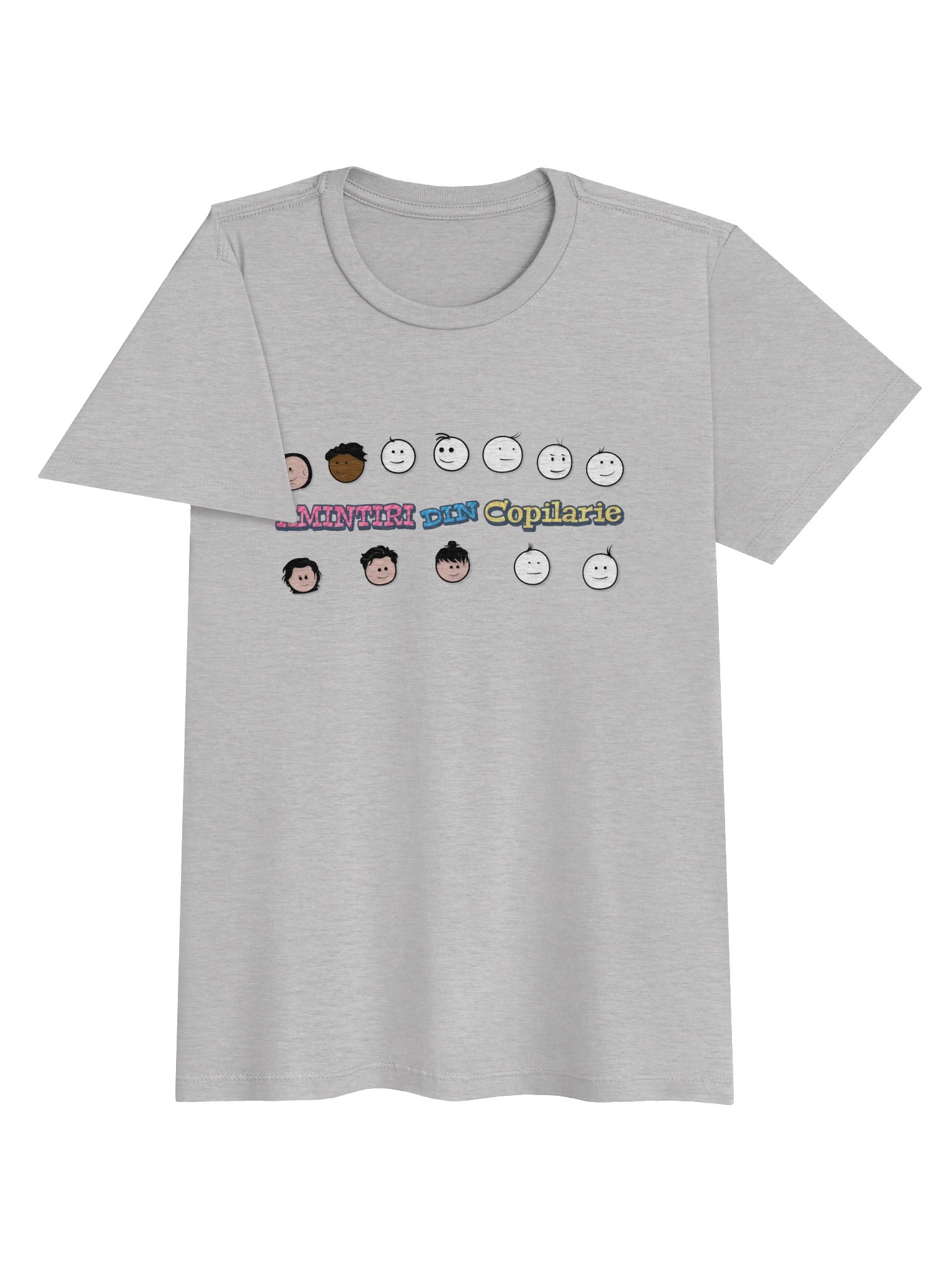 Tricou Damă Gri – Amintiri Din Copilărie product image (3)