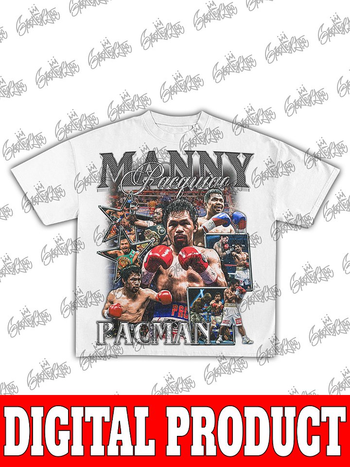 Manny "PacMan" Pacquiao Boxing Legend Vintage Bootleg Graphic product image (2)