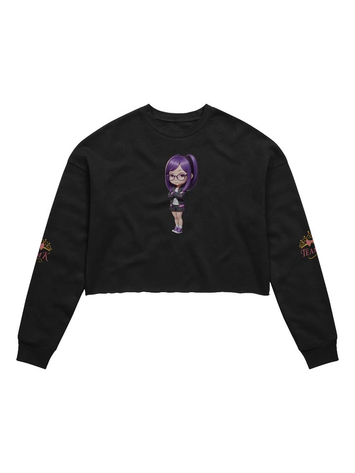 (Purple CHIBI) K Crop Sweatshirt product image (1)
