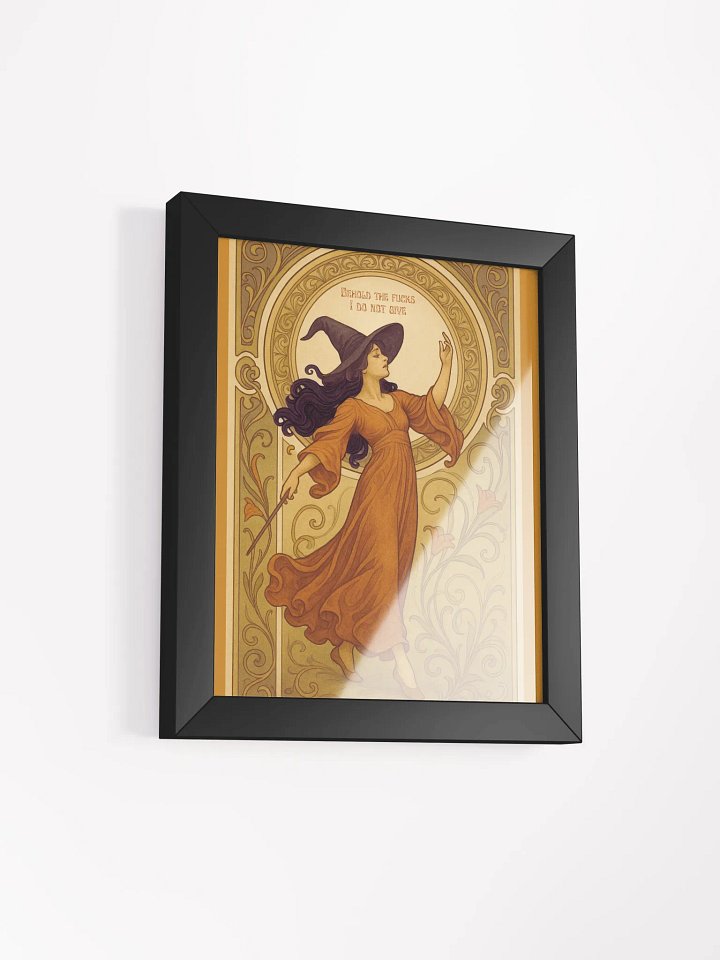 Vintage Witch Wall Art- Behold the Fucks I Do Not Give product image (23)