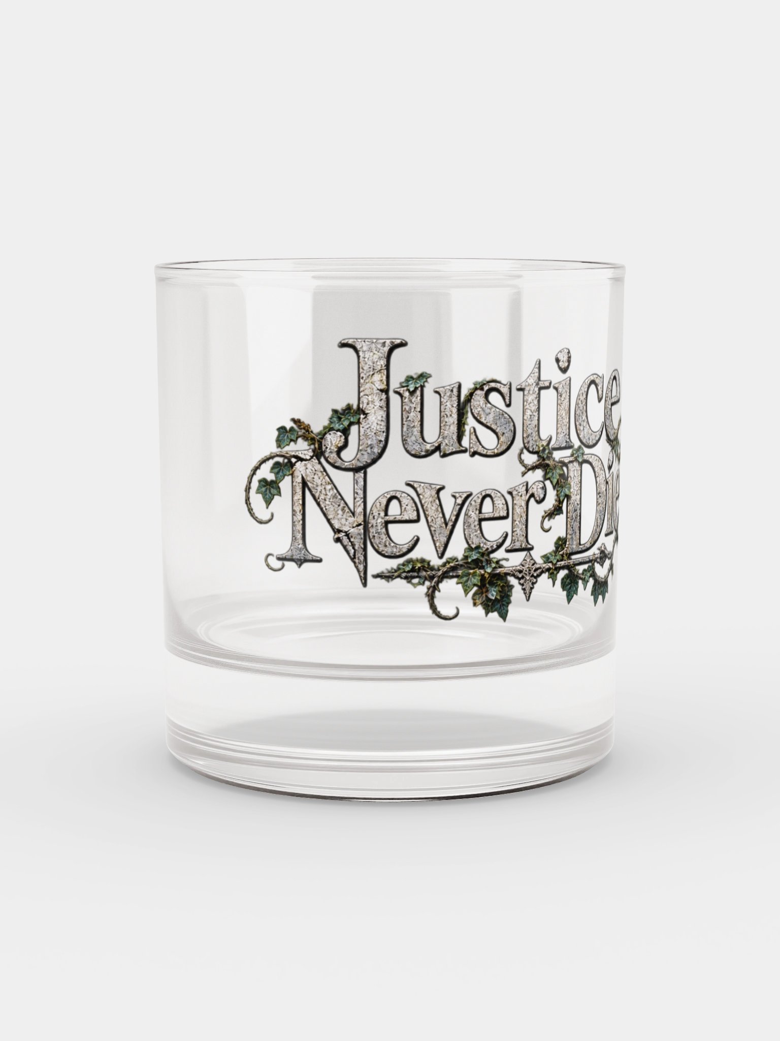 Justice Never Dies TCF Halloween Edition Rocks Glass product image (3)