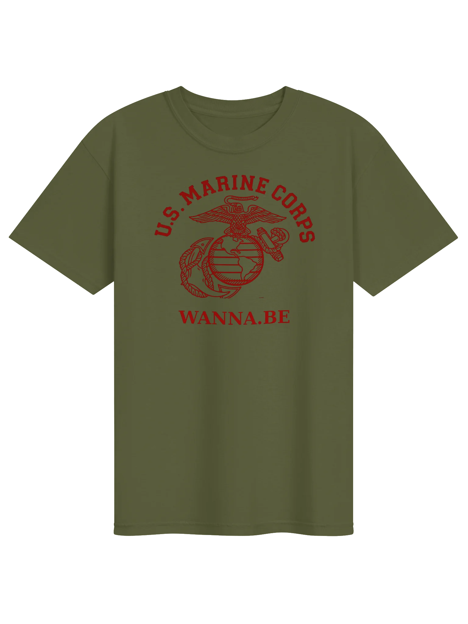 U.S. Marines Wanna.Be T-Shirt — A Little Semper Fi, A Lot of Humor! product image (4)