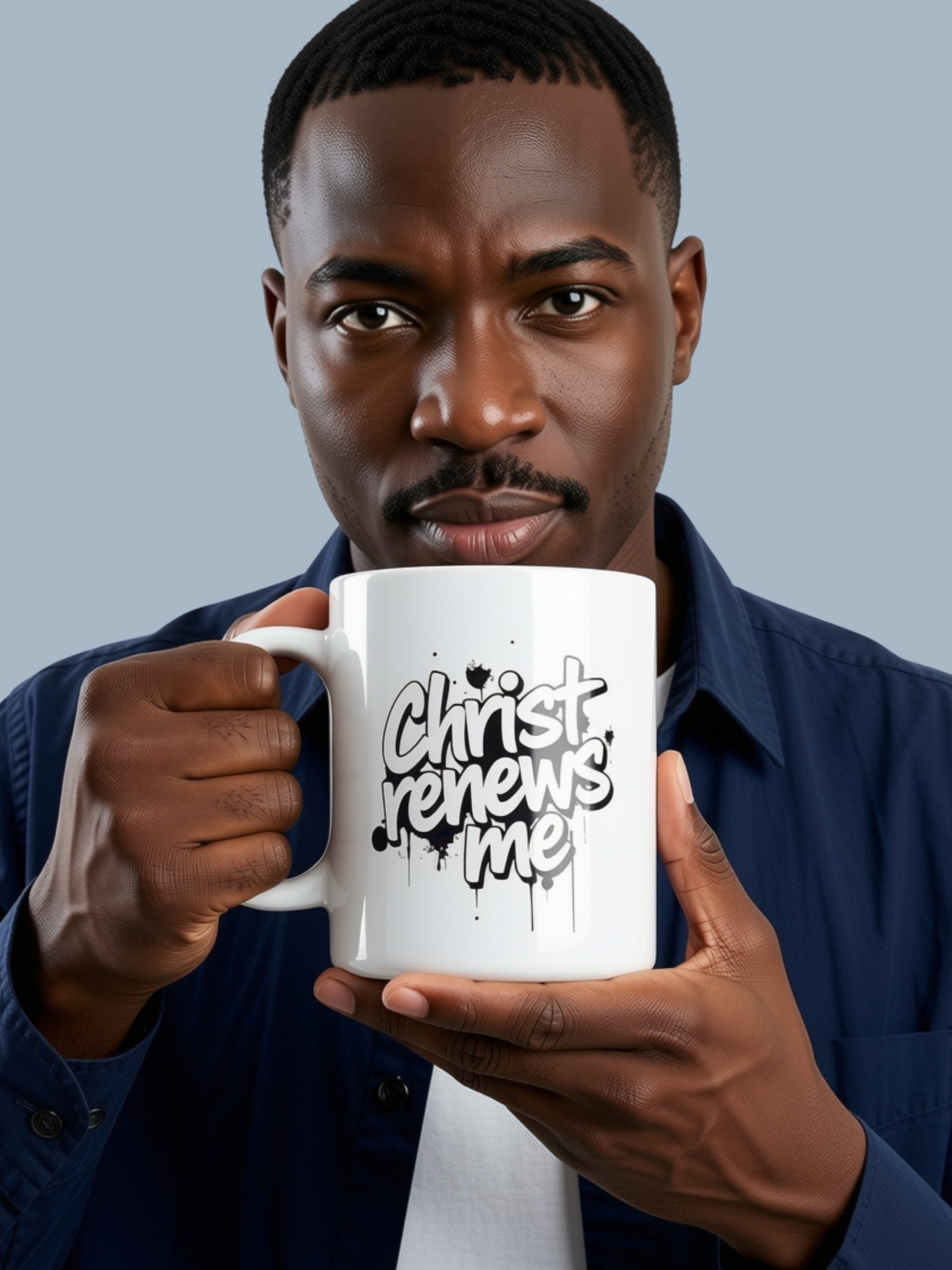 Christ Renews Me Graffiti Mug product image (1)