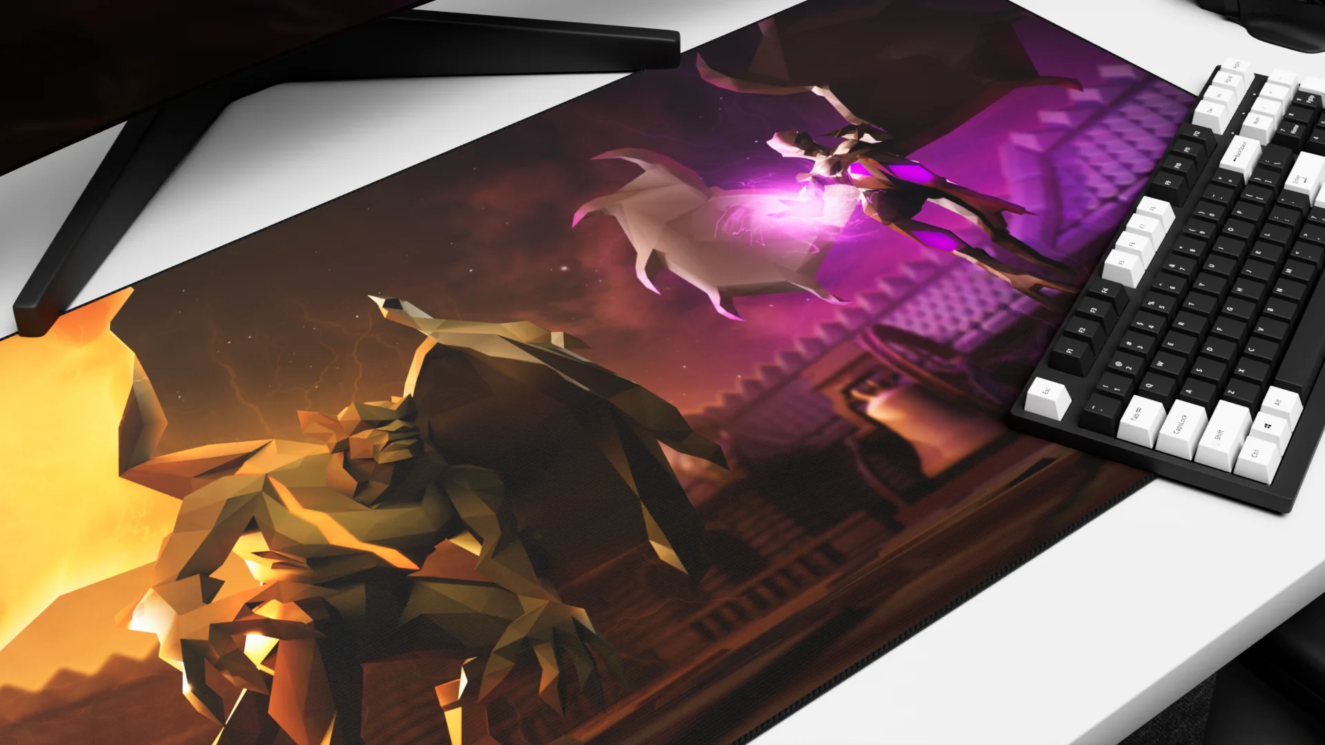 Grotesque Guardians | Large 3D Desk Mat product image (4)