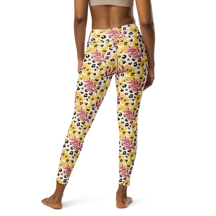 Trendy Leopard Print Yoga Leggings for Comfort and Style product image (2)