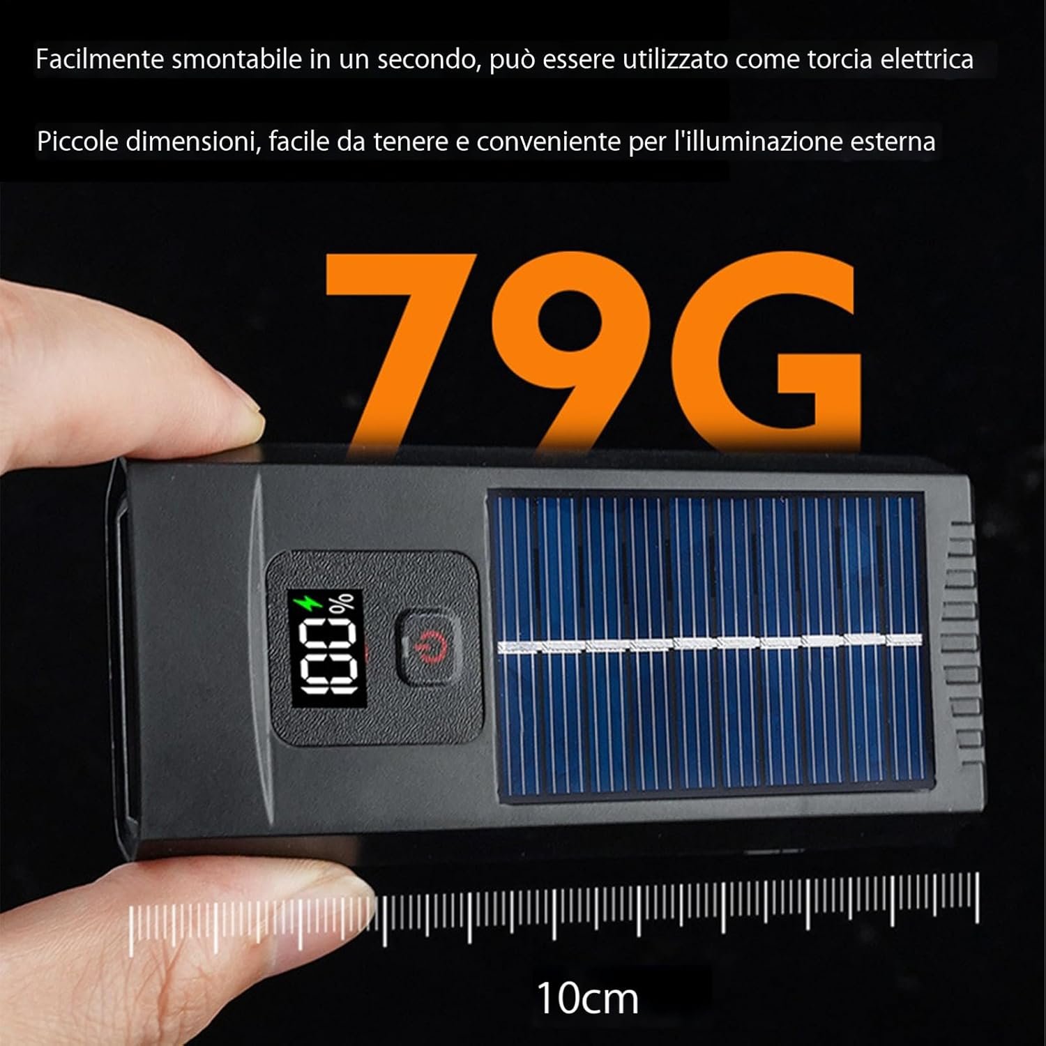 Ultra-Bright Solar Powered LED Bicycle Light (1200LM) product image (7)