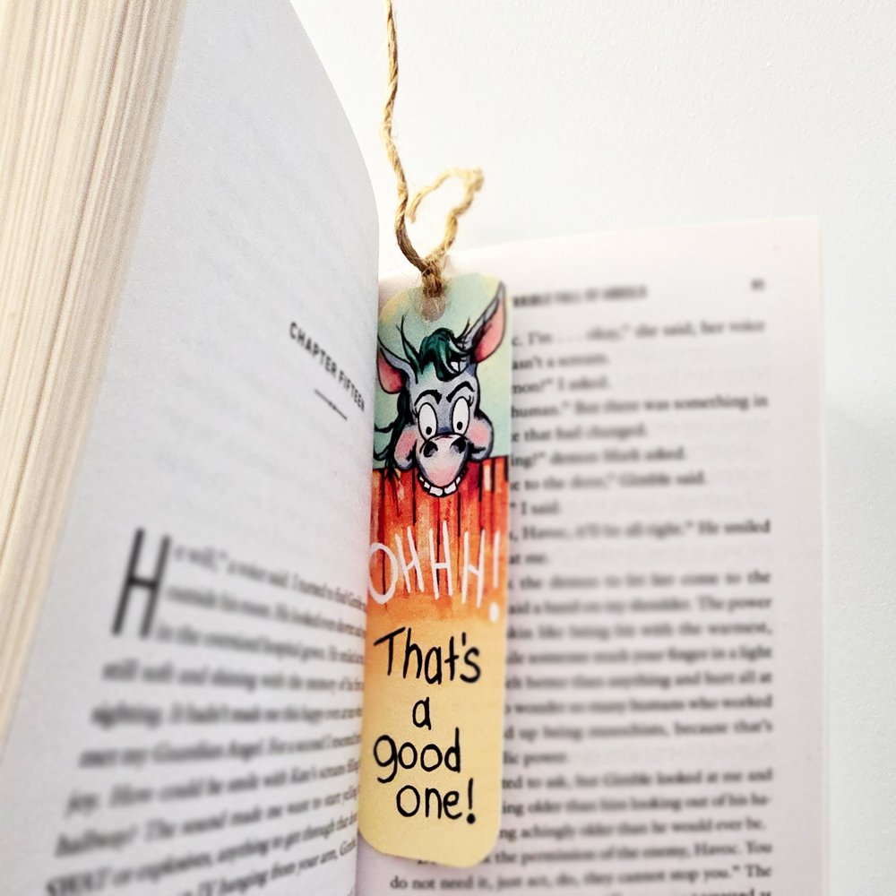 Reading Donkey Bookmark product image (3)