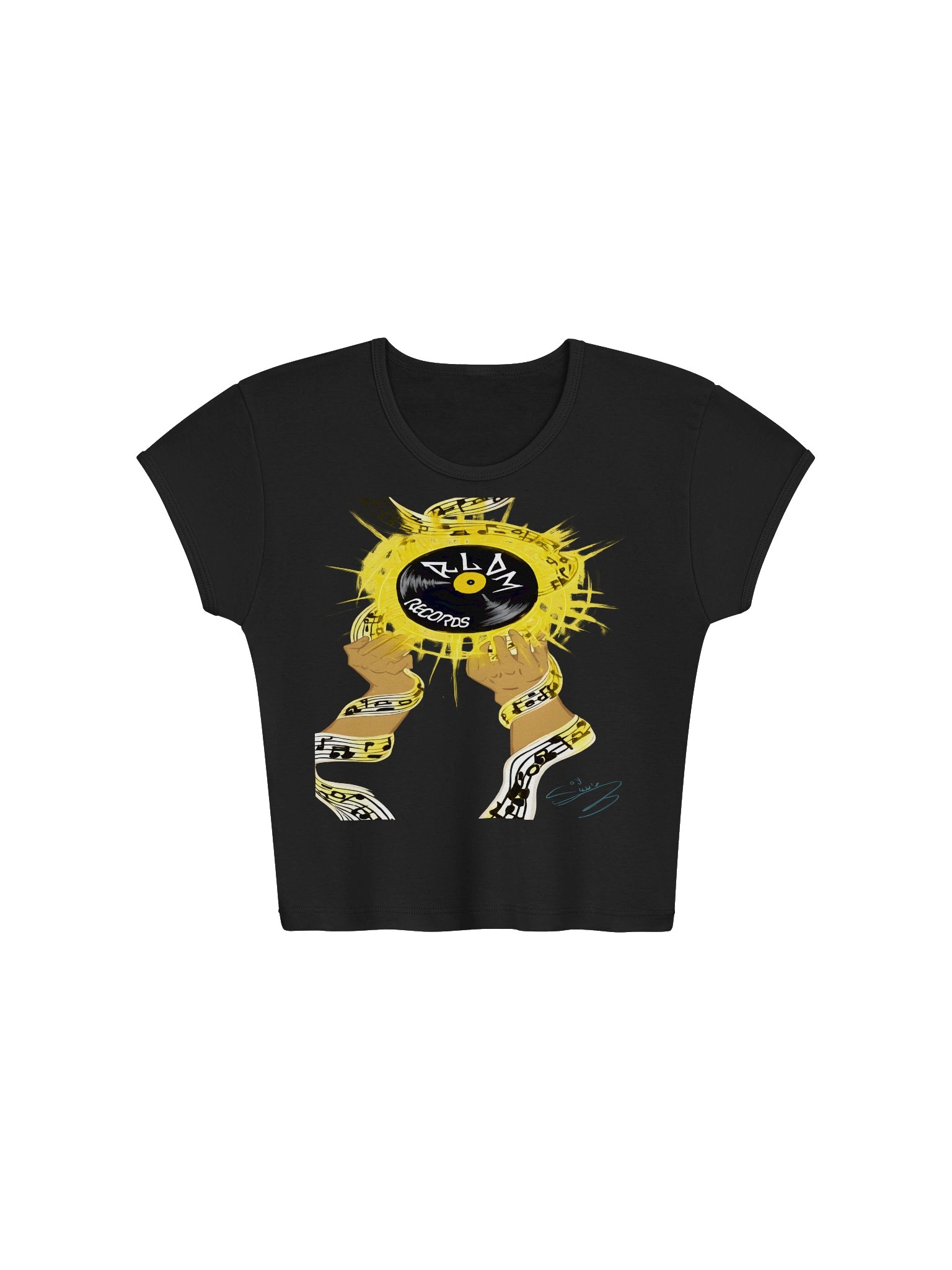 Music Is Life Women’s Crop Tee – Fan Art Edition product image (1)