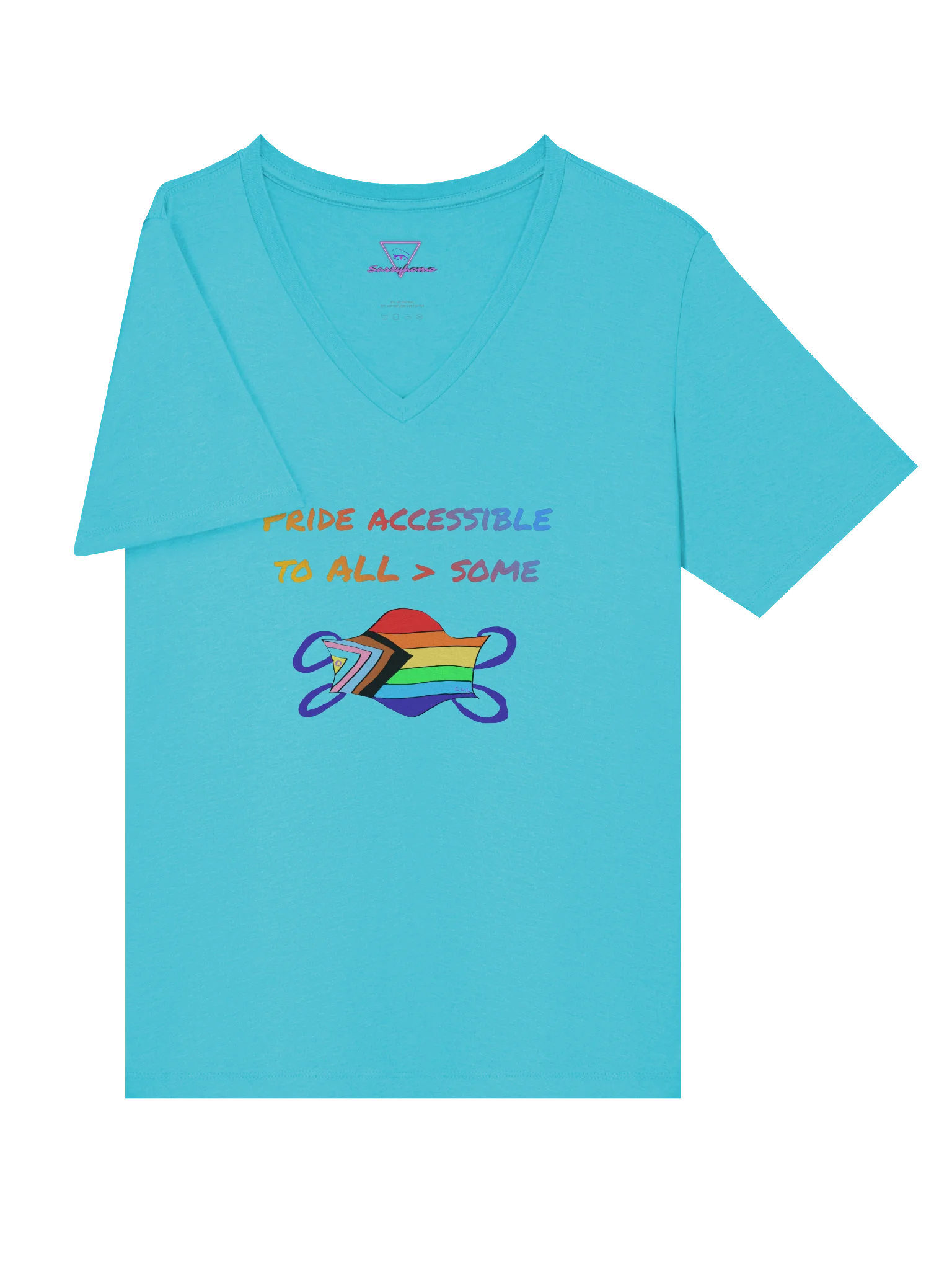 Pride Accessible to All > Some V-neck tee product image (5)