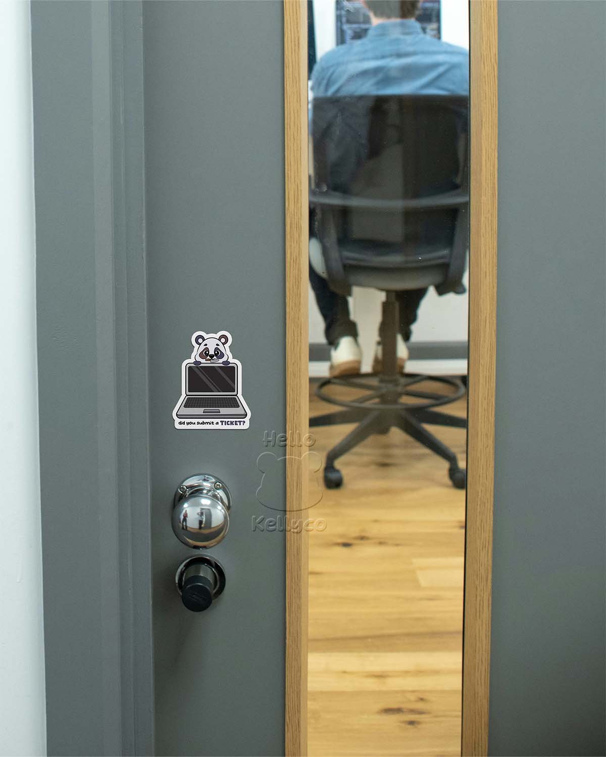Did You Submit a Ticket? - Office Humor Vinyl Sticker product image (3)
