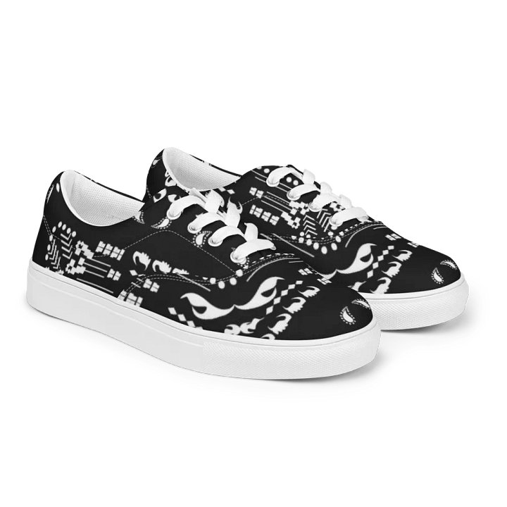 Black/White Flag'N | Men's Lace-Up Canvas product image (1)