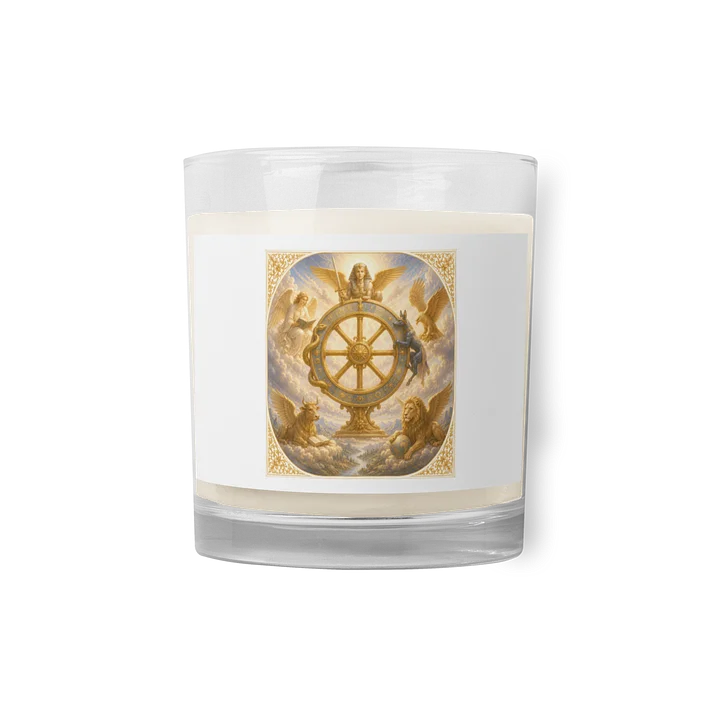 ​🌀 Bougie "L'Arcane X : La Roue de la Fortune" – Le Cycle du Destin product image (1)