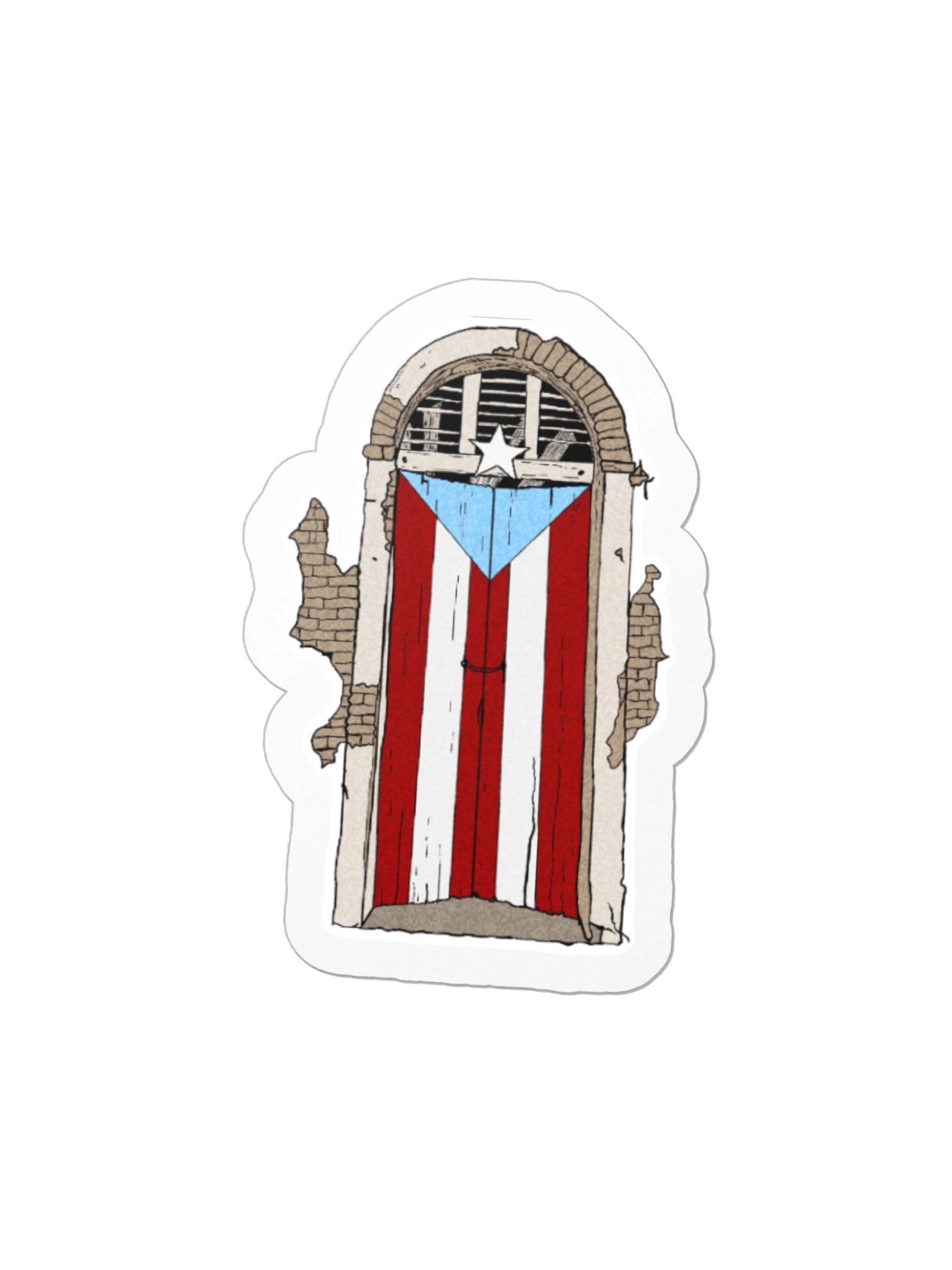 Historic San Juan Door (Sticker) product image (1)