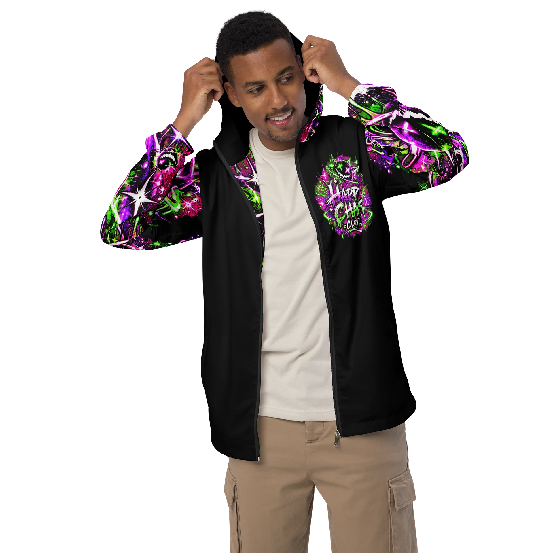 Happy Chaos Graffiti Windbreaker product image (3)