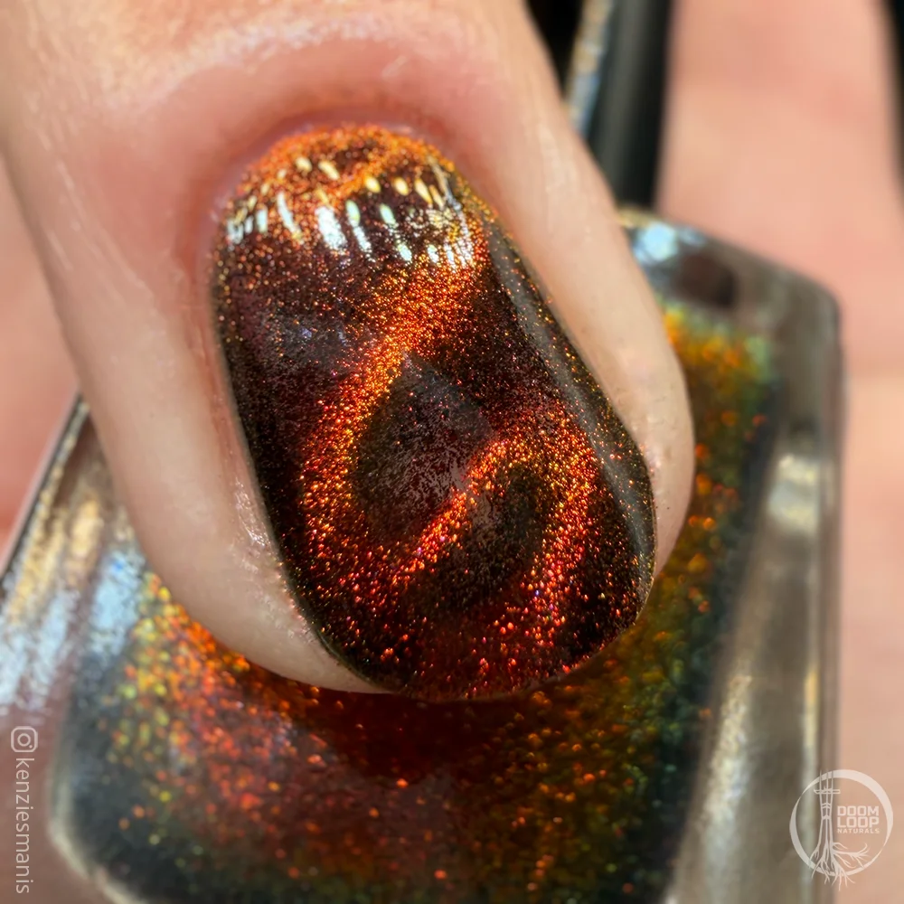 CHTHONOCLASM - Firey Multichome High Contrast Magnetic Nail Polish product image (4)