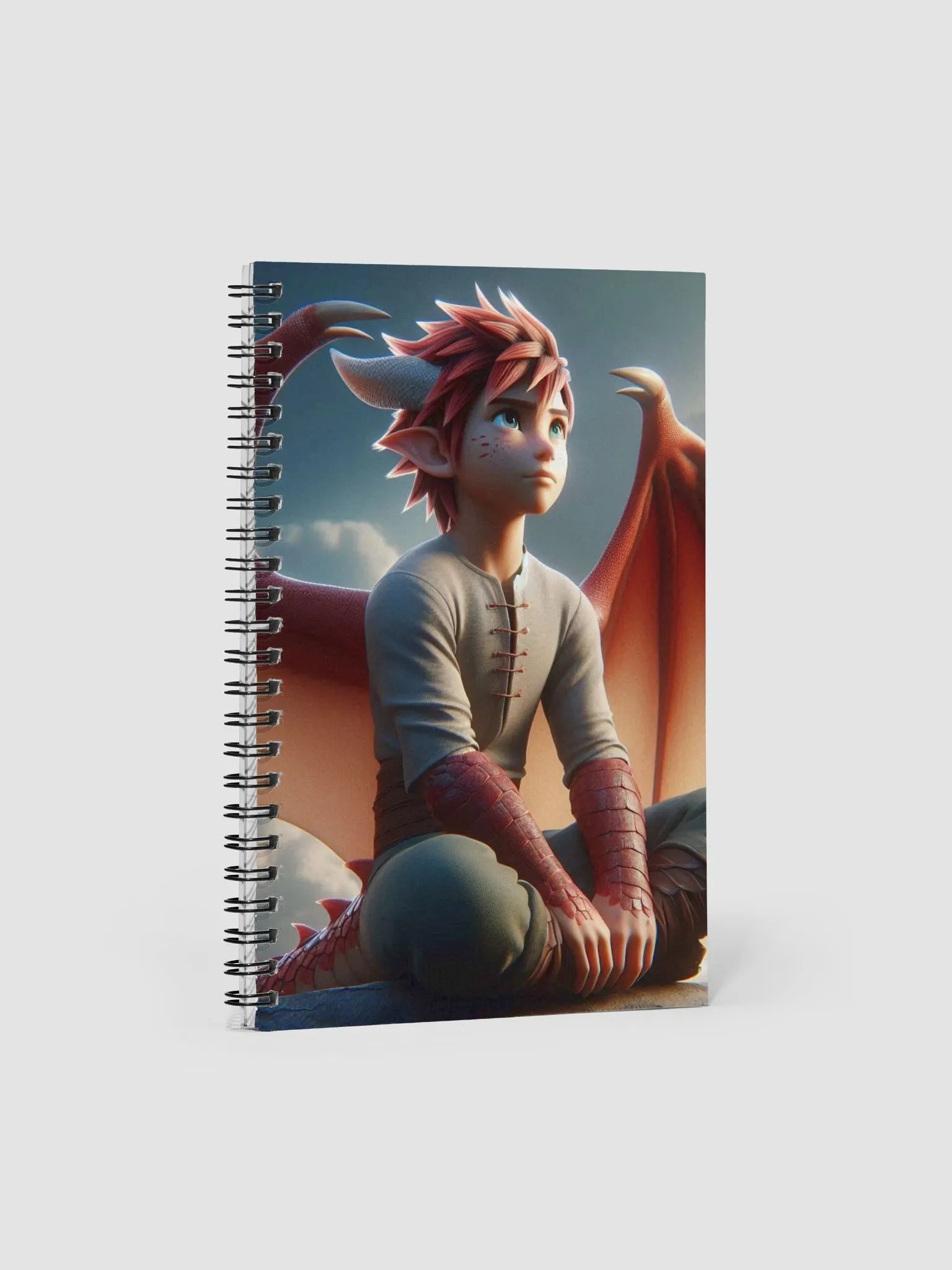 Spiral Notebook | Scionryu Half Dragon Child product image (1)