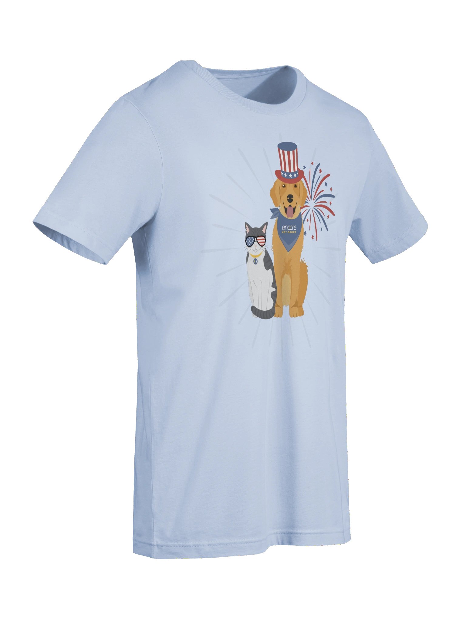 Patriotic Pup & Cat Vet Tee product image (7)