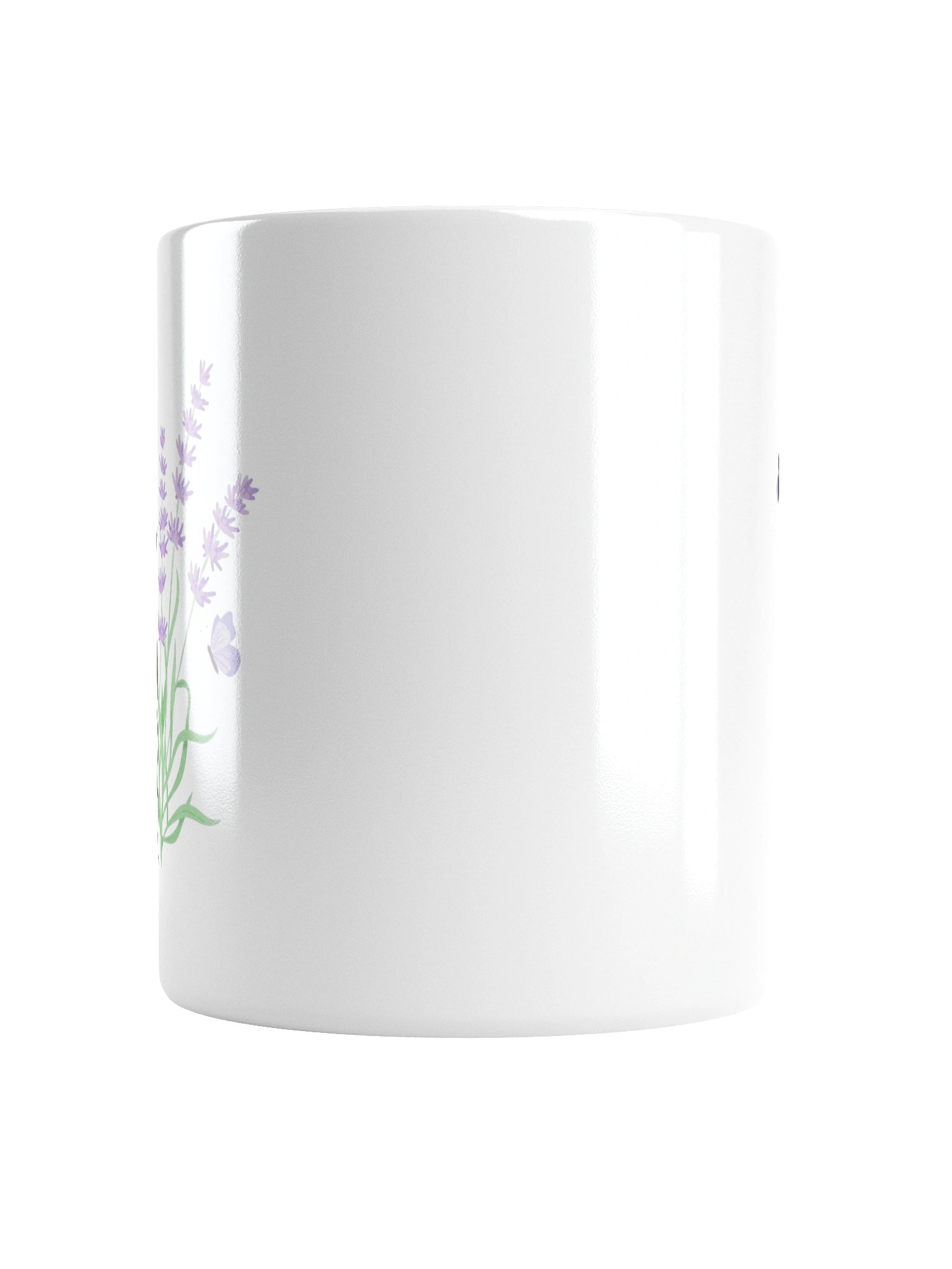 Lavender and Butterfly Floral Coffee Mug product image (4)