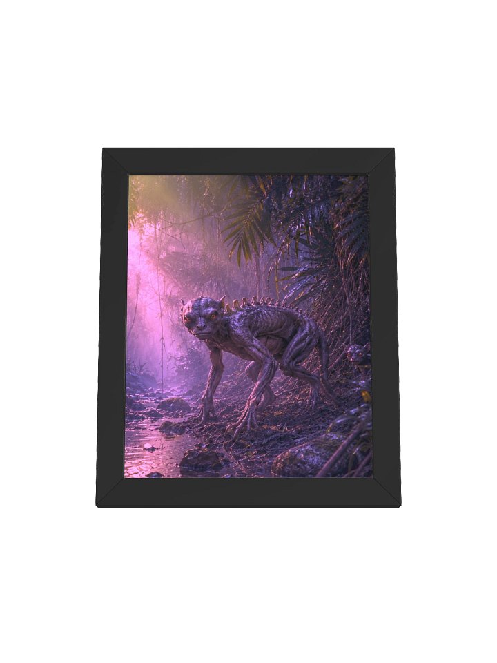THE CHUPACABRA FRAMED PRINT product image (1)
