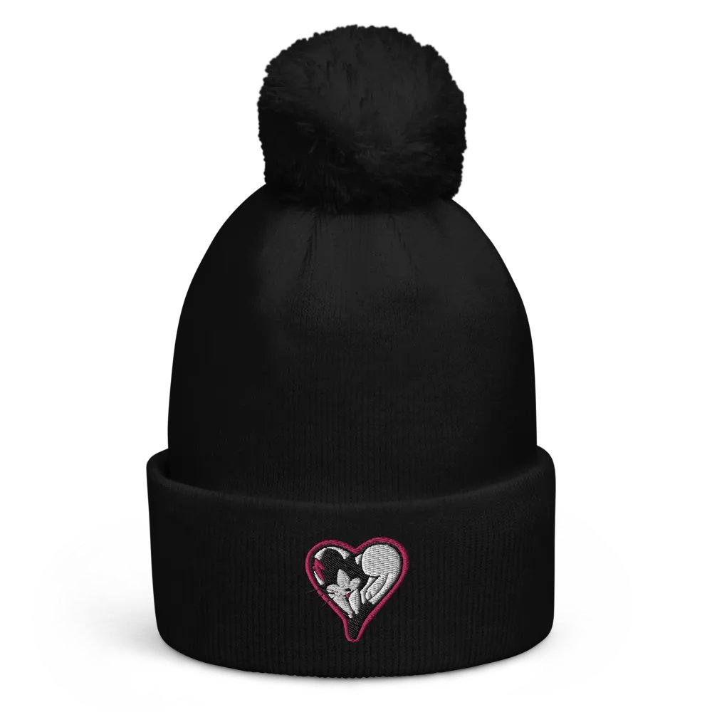 gupasmHeart Pom-Pom Beanie product image (1)