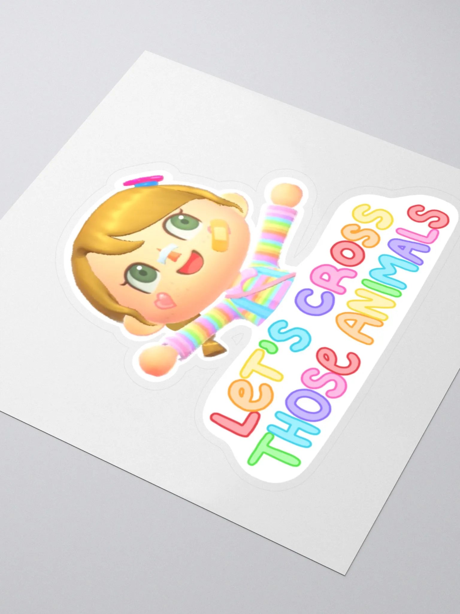 Let's Cross Those Animals Sticker product image (3)