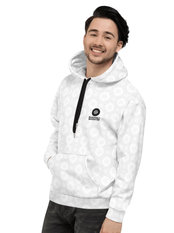 BBB All Over Print White Hoodie product image (8)