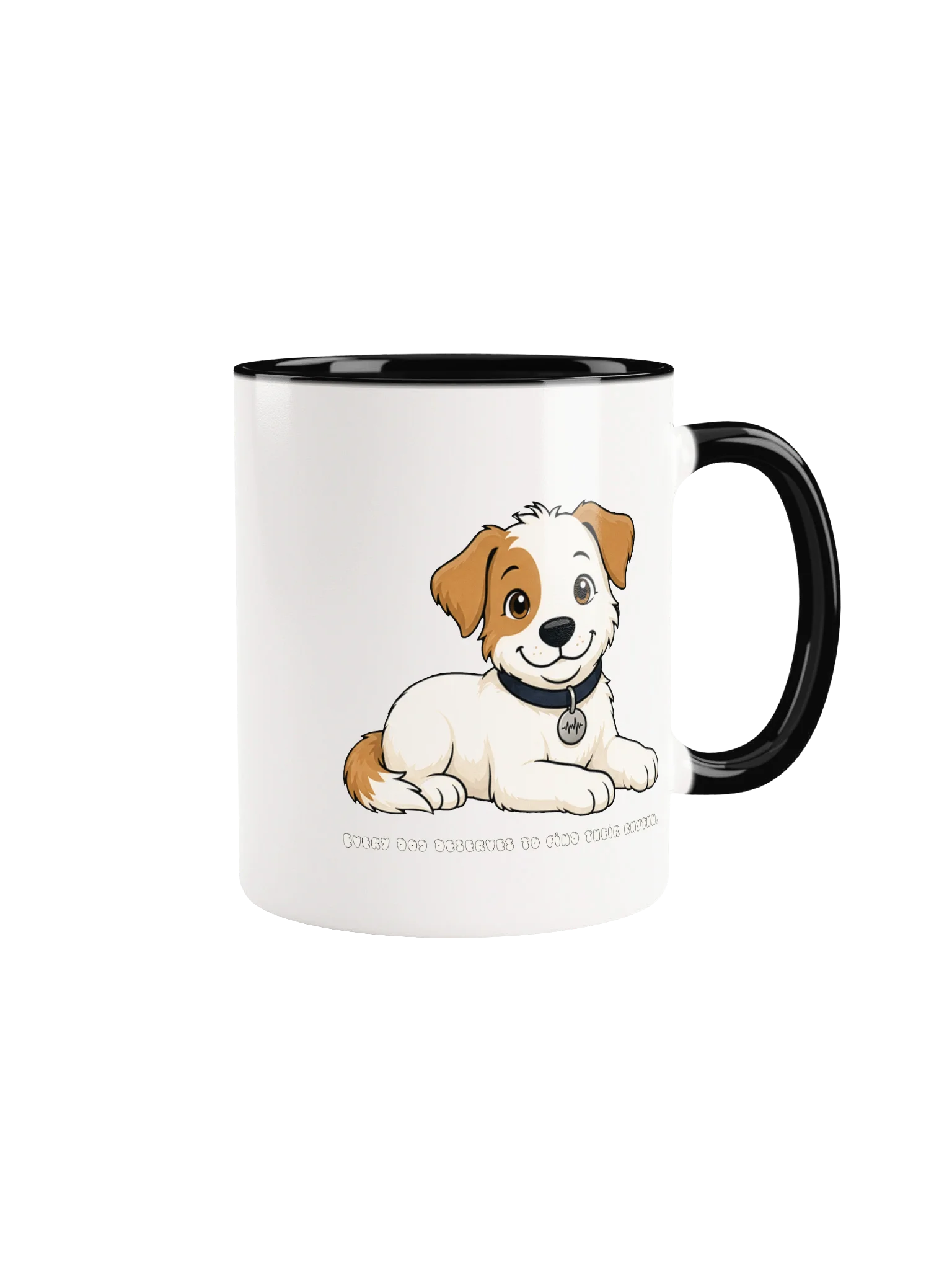Sonance Dog Ceramic Mug with Colour Inside (Laying Down) product image (1)