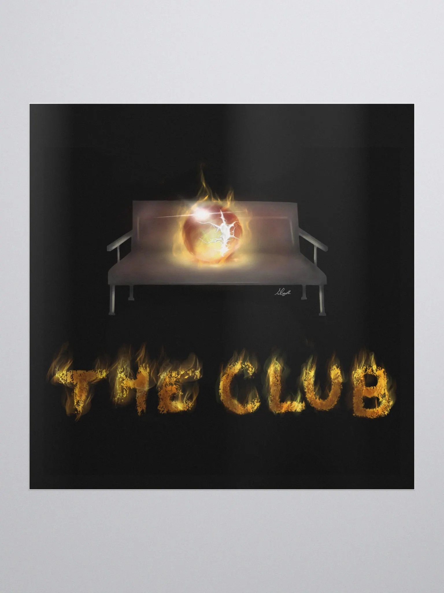 The Necromancer Club Sticker - Firecrest Edition product image (1)