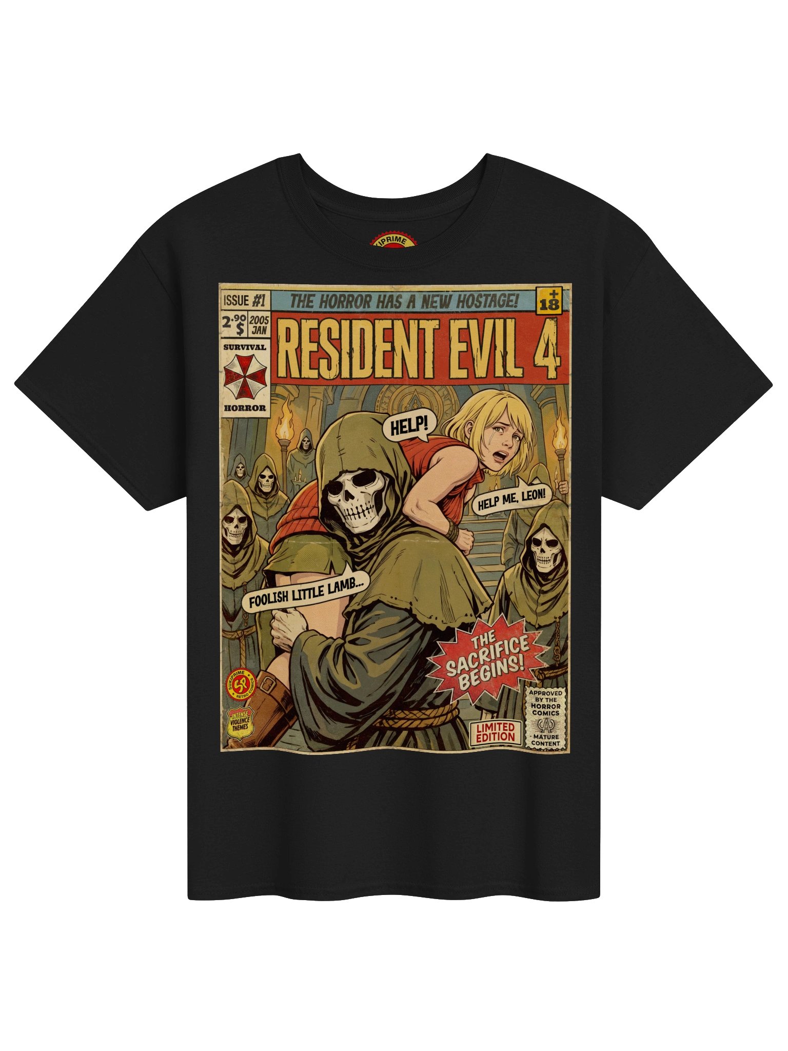 Ashley Comic Art Gaming T-Shirt product image (1)