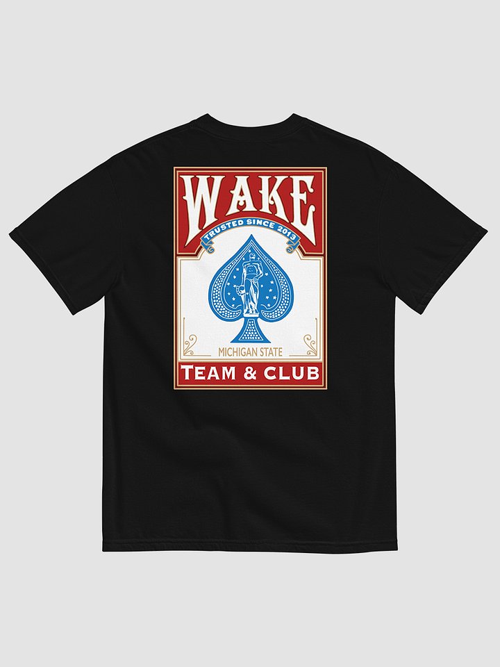 MSU Wake Card Tee (Red) product image (2)