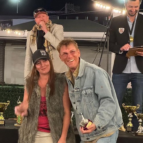 Shoutout to our guy, Paul Reimer, for winning Most Mediocre at this year’s Born Hairy! The crowd went wild at his victory! #m...