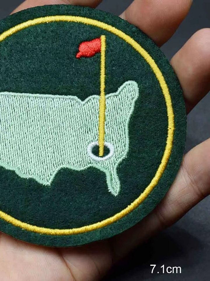 Retro Golf Masters Commemorative Embroidered Badge - Premium Iron On Clothing Sticker product image (2)