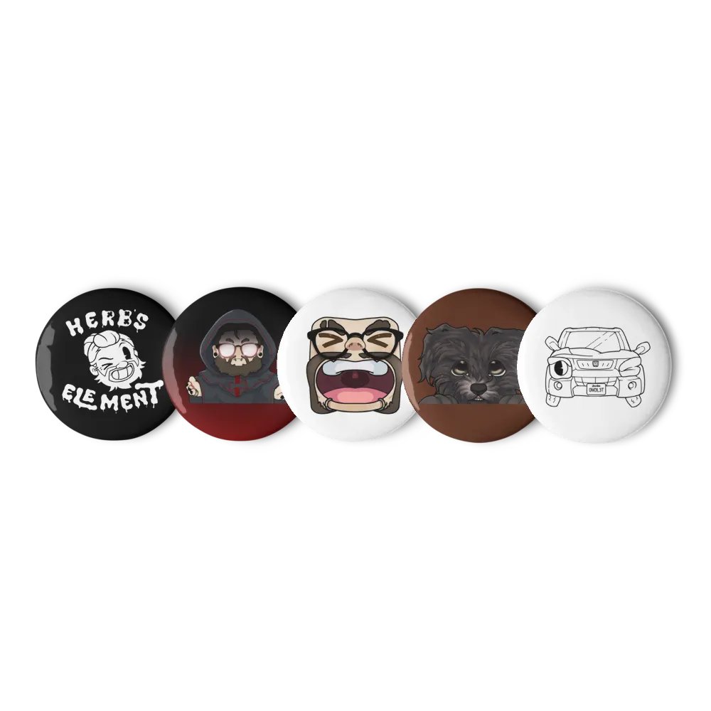 Herbs Element 5pk Pins product image (4)