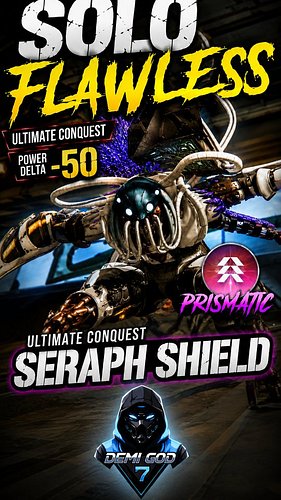 SOLO FLAWLESS Seraph Shield Ultimate Conquest [Hunter]

#destiny2 #destiny #bungie #destiny2thegame #destiny2news