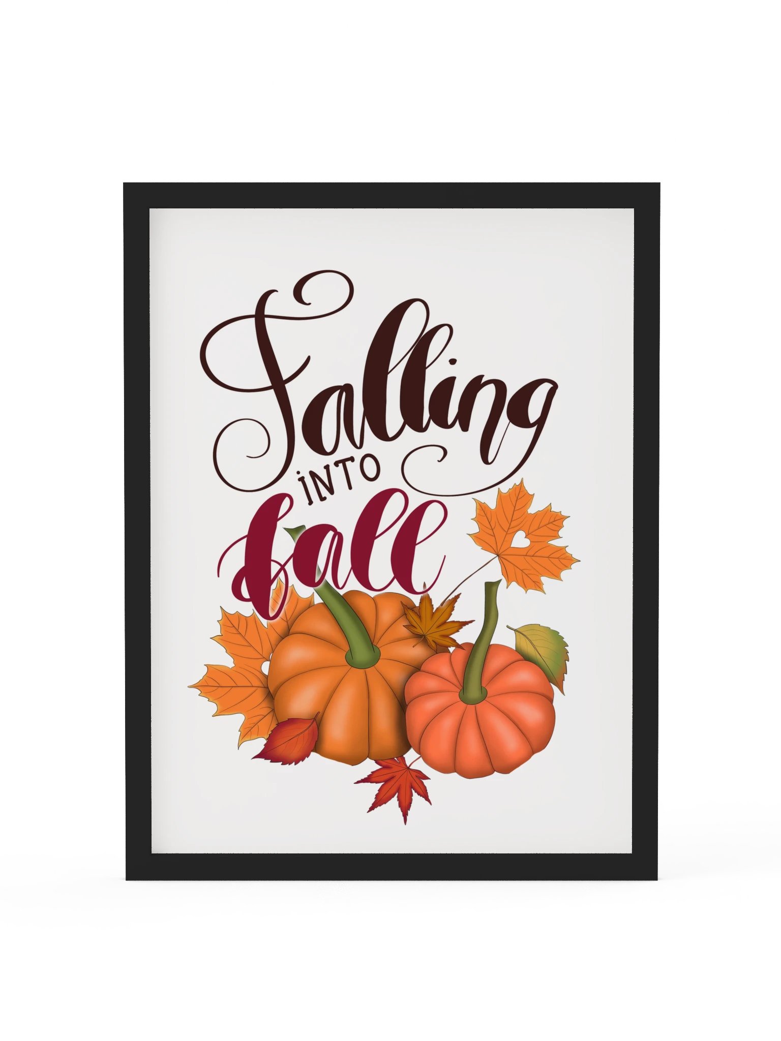 Peace Within Falling Into Fall Framed Poster product image (1)