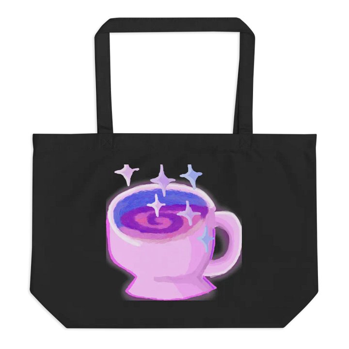 Magical Coffee Harbingerofbeth Large Tote designed by Altogirl2019 product image (1)